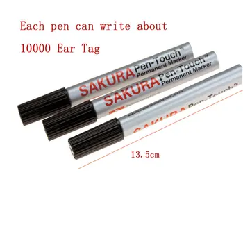 Special Ear Tag Pen for Pig Cow Sheep Marker Pen Waterproof number Pens Permanent Non-deformation Oil Pens Ear Tag Marker 2018
Special Ear Tag Pen for Pig Cow Sheep Marker Pen Waterproof number Pens Permanent Non-deformation Oil Pens Ear Tag Marker 2018
