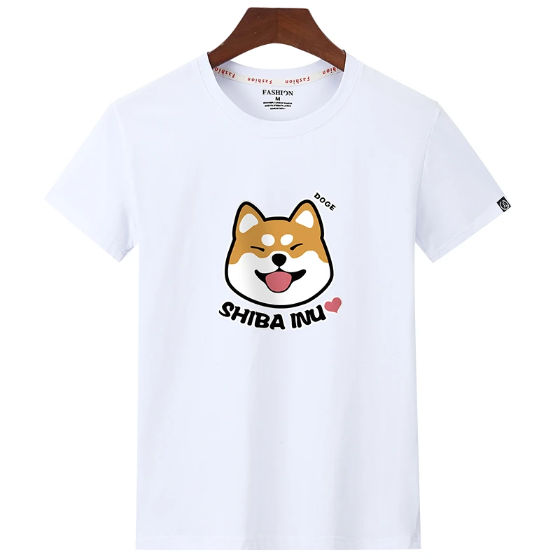 Mens Cute Shiba Inu T Shirt Trendy Printed Funny Cartoon Dog White T-shirt Soft O-Neck 100% Cotton Men Tee Shirt Homme Plus Size
Mens Cute Shiba Inu T Shirt Trendy Printed Funny Cartoon Dog White T-shirt Soft O-Neck 100% Cotton Men Tee Shirt Homme Plus Size