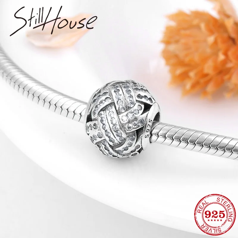 Authentic 925 Sterling Silver Charms beads Weave pattern With Clear zirconia Fit Original Pandora Charm Bracelet DIY Jewelry
Authentic 925 Sterling Silver Charms beads Weave pattern With Clear zirconia Fit Original Pandora Charm Bracelet DIY Jewelry