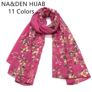 Fashion embroidery with gold solid color shawls viscose cotton women scarf shawl hijab muslim islamtic head scarf hot sale
Fashion embroidery with gold solid color shawls viscose cotton women scarf shawl hijab muslim islamtic head scarf hot sale