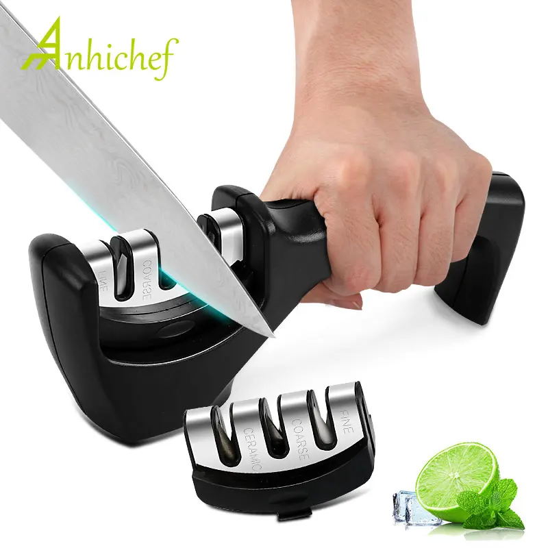 Professional Knife Sharpener Diamond Stainless Steel Knife sharpening Tool Carbide Ceramic Knife Kitchen Tools Sharpening Stone
Professional Knife Sharpener Diamond Stainless Steel Knife sharpening Tool Carbide Ceramic Knife Kitchen Tools Sharpening Stone