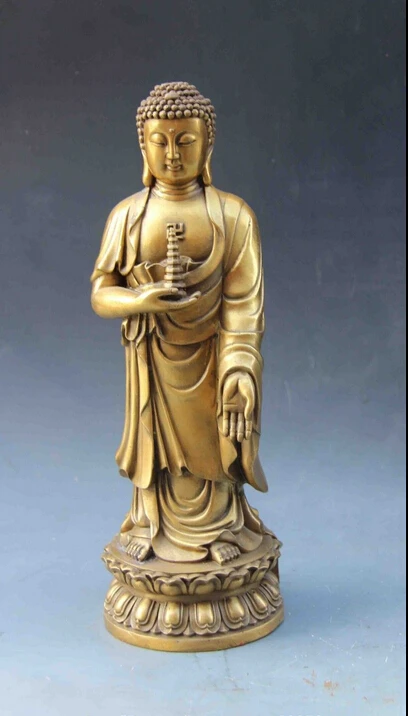 Tibet Buddhism Brass Copper Pagoda stupa Sakyamuni Amitabha RuLai Buddha Statue
Tibet Buddhism Brass Copper Pagoda stupa Sakyamuni Amitabha RuLai Buddha Statue