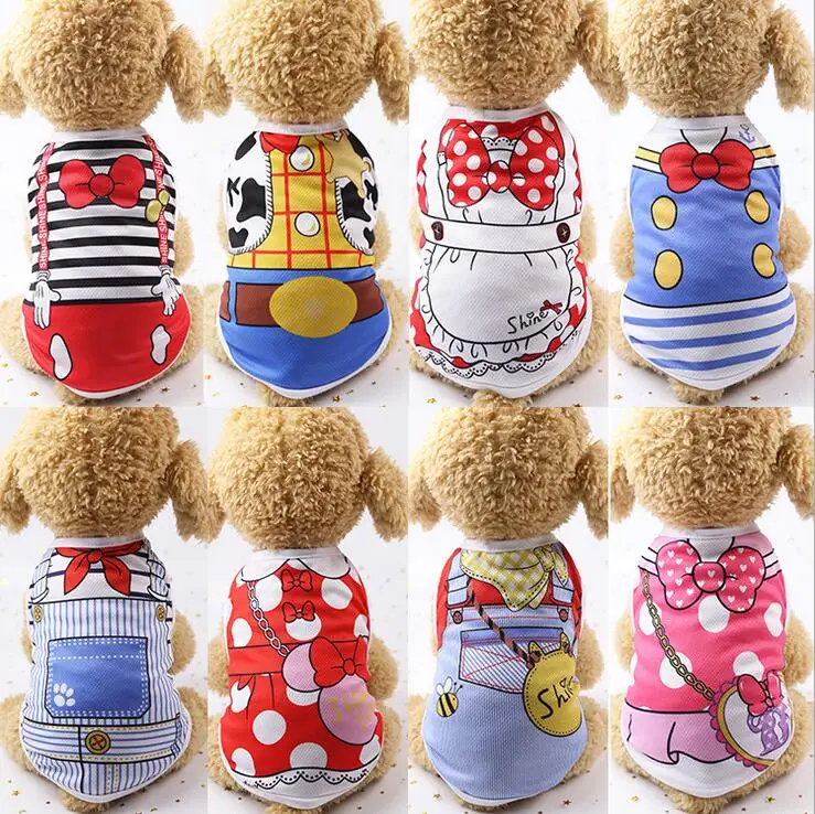 Dog Clothes Summer Pet Shirts For Dogs Costume Cat Clothing Cartoon Dog Vest Summer Clothes For Dogs Shirts Cotton Small Medium
Dog Clothes Summer Pet Shirts For Dogs Costume Cat Clothing Cartoon Dog Vest Summer Clothes For Dogs Shirts Cotton Small Medium