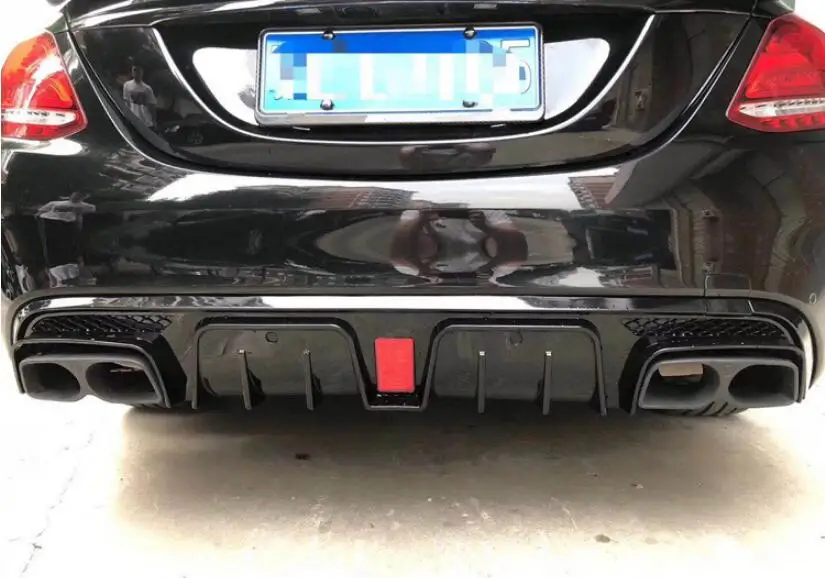 NEW 4 Outlet Rear Bumper ABS PAINT Diffuser with Exhaust Tips For Benz C Class W205 Sedan C180 C200 C300 C43 2015-2020
NEW 4 Outlet Rear Bumper ABS PAINT Diffuser with Exhaust Tips For Benz C Class W205 Sedan C180 C200 C300 C43 2015-2020