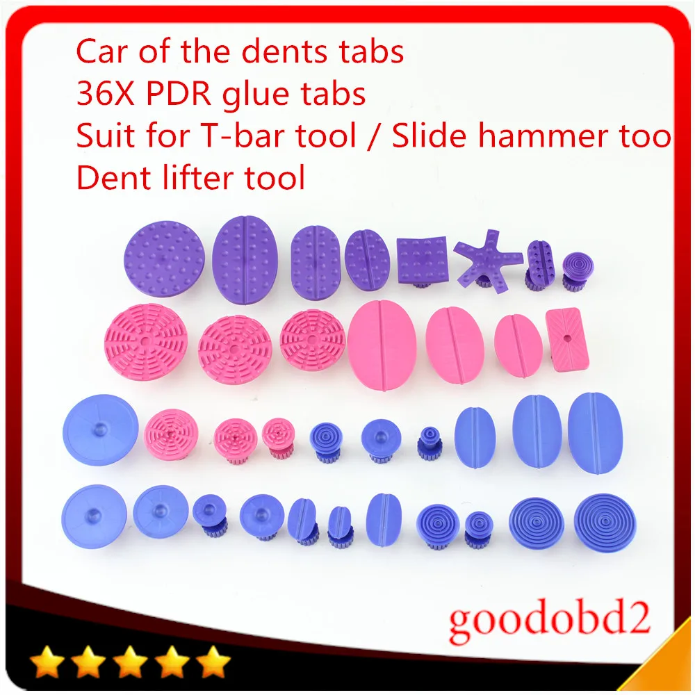 36X Car repair of the dents pdr glue tab Car Dent Repair Tools PDR Glue Tabs Work with Glue Puller T-bar tool for VW Benz
36X Car repair of the dents pdr glue tab Car Dent Repair Tools PDR Glue Tabs Work with Glue Puller T-bar tool for VW Benz
