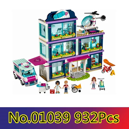 CX 01039 932Pcs Model building kits Compatible with Lego girls friends 41318 Heart Lake Love Hospital 3D Bricks figure toys
CX 01039 932Pcs Model building kits Compatible with Lego girls friends 41318 Heart Lake Love Hospital 3D Bricks figure toys