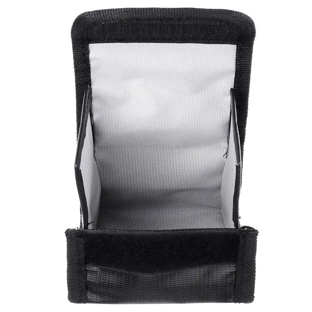 URUAV Retardant Black Lipo Battery proof Bag Explosion Proof Safety Bag for RC Battery RC Models Spare Part DIY 100X80X50mm 37g URUAV Retardant Black Lipo Battery proof Bag Explosion Proof Safety Bag for RC Battery RC Models Spare Part DIY 100X80X50mm 37g