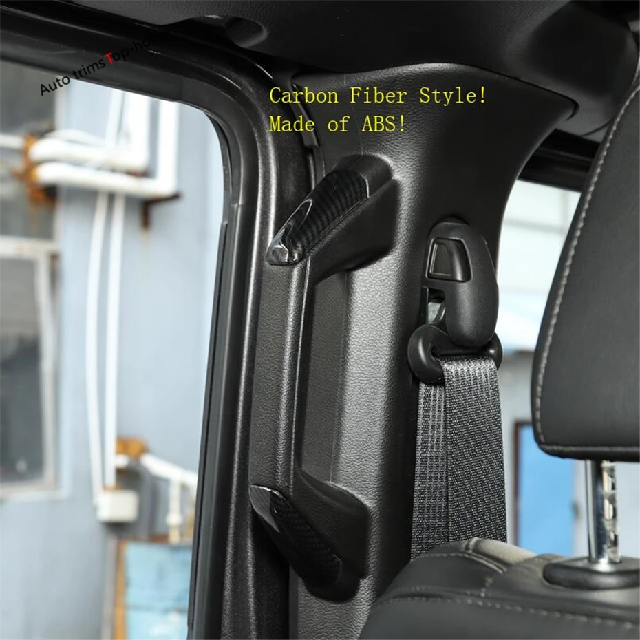 Yimaautotrims Roof Handle Catch Decoration Strip Cover Trim Fit For Jeep Wrangler JL 2 / 4 Door 2018 - 2022 Carbon Fiber Look
Yimaautotrims Roof Handle Catch Decoration Strip Cover Trim Fit For Jeep Wrangler JL 2 / 4 Door 2018 - 2022 Carbon Fiber Look