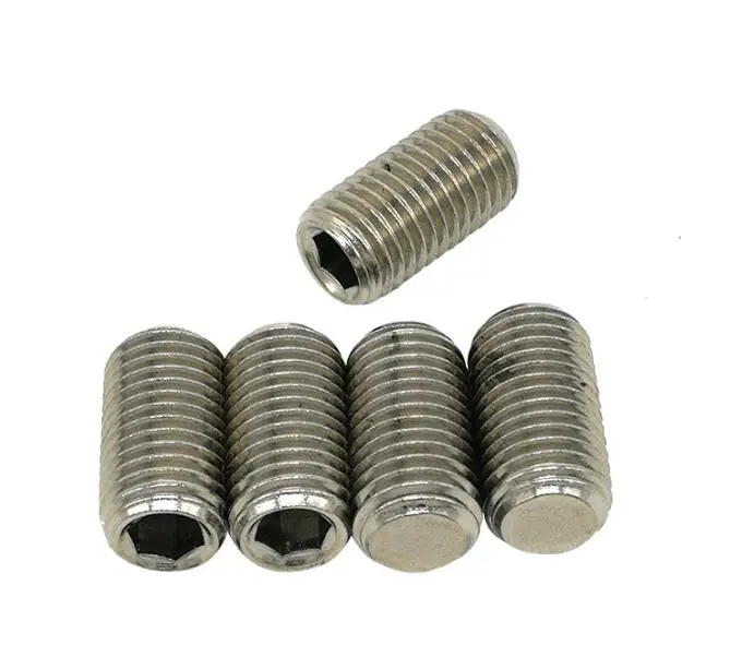 100Pcs M3 M4 M5 M6 M8 Set Screws Stainless Steel 304 Hex Socket Grub Screws Flat Point DIN913
100Pcs M3 M4 M5 M6 M8 Set Screws Stainless Steel 304 Hex Socket Grub Screws Flat Point DIN913