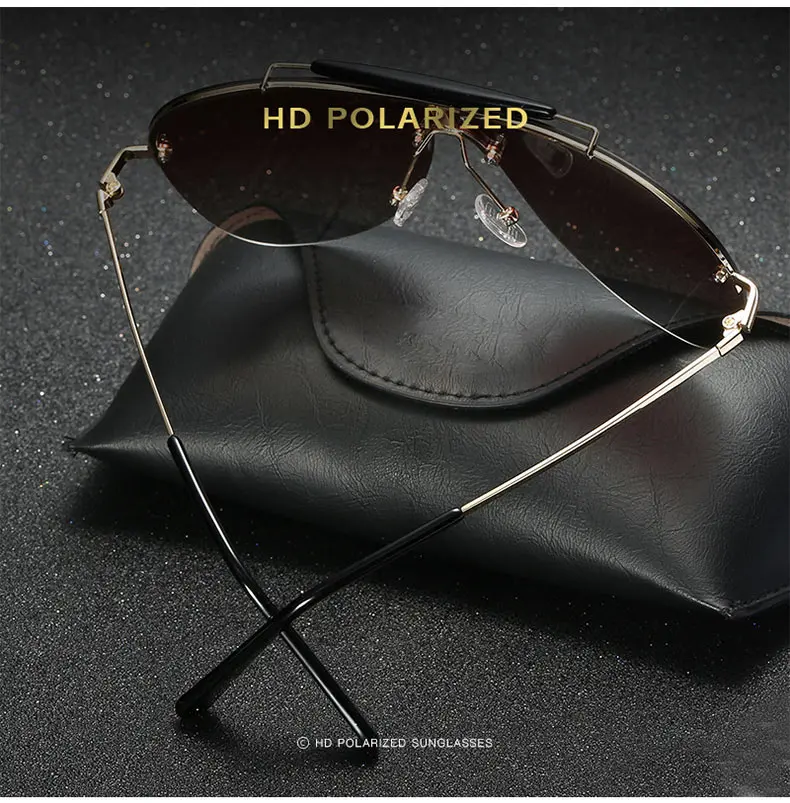 MININMUM One Piece Sunglasses Men Oversize Driving Cool Sun Glasses Square Male Oculos Gafas High Quality HD Polarized Eyewear 1 (2)