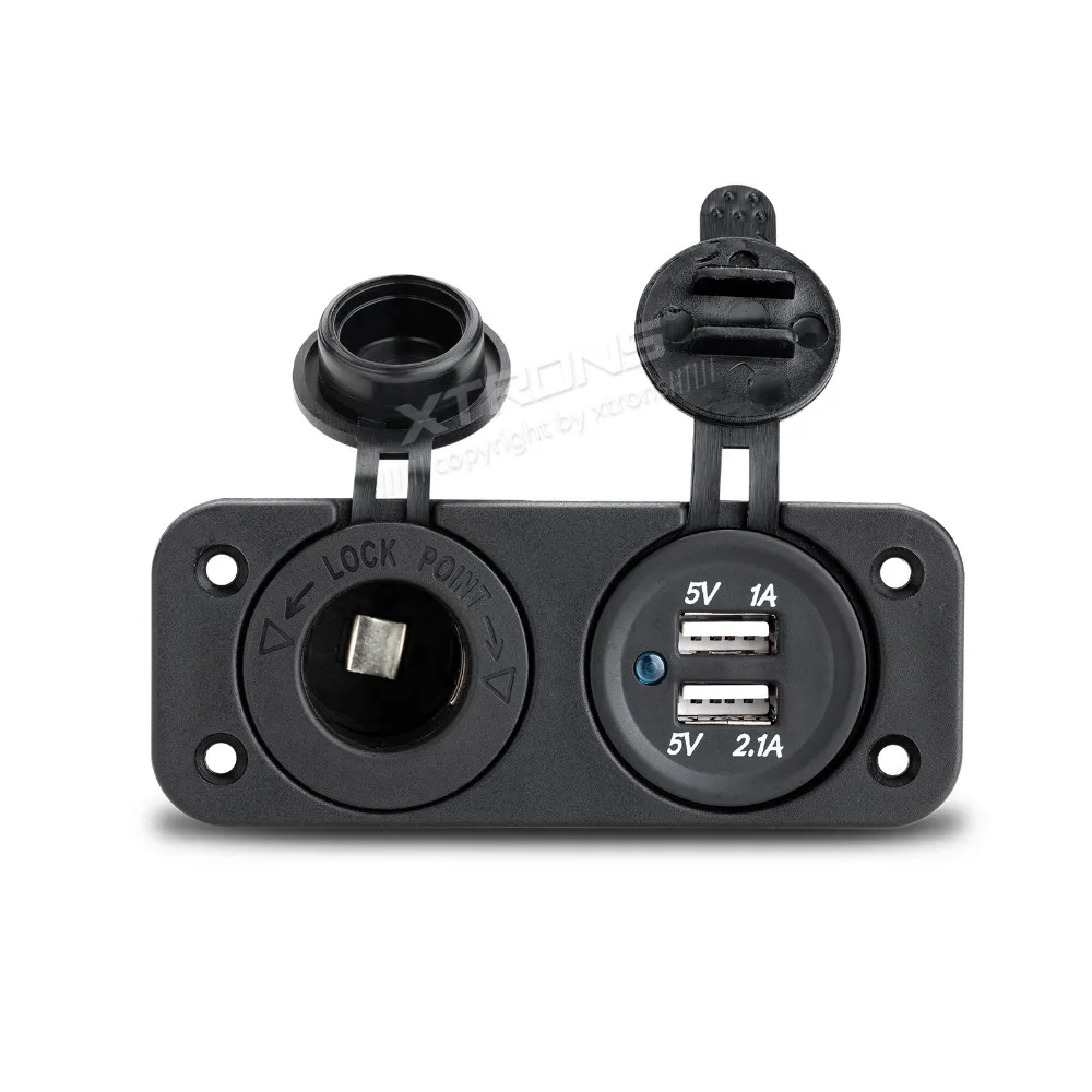 XTRONS CLA011 Dual USB Car Cigarette Lighter Socket Splitter 12V Power Adapter Outlet
XTRONS CLA011 Dual USB Car Cigarette Lighter Socket Splitter 12V Power Adapter Outlet