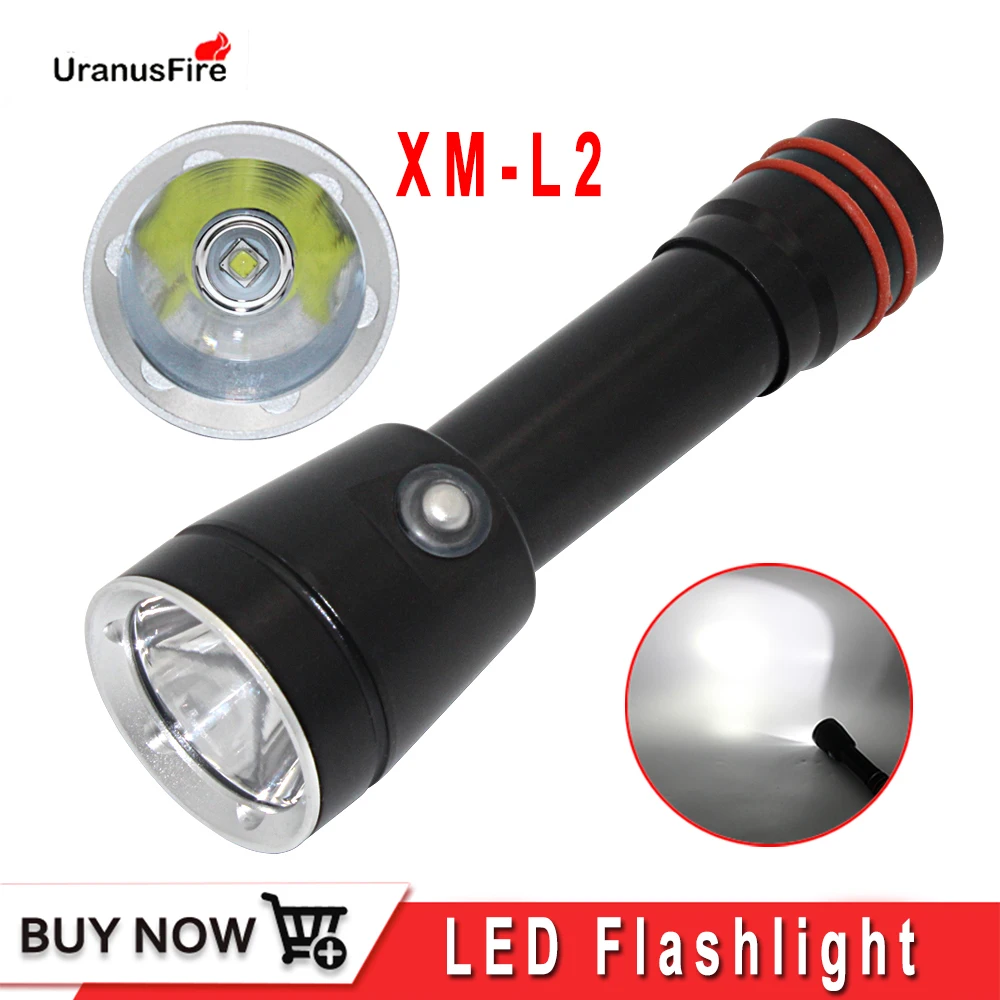 LED Diving Flashlight XM-L2 LED Photography Video Light Underwater 100m Waterproof Camera Tactical Torch Lamp L2 flash light
LED Diving Flashlight XM-L2 LED Photography Video Light Underwater 100m Waterproof Camera Tactical Torch Lamp L2 flash light