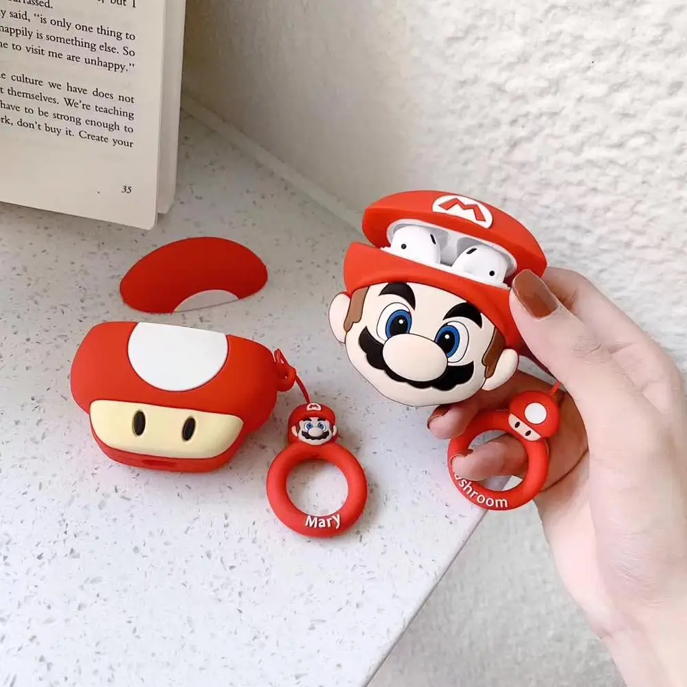 LOVERONY Cute Cartoon Bluetooth Earphone 3D Silicone Case For AirPods 2 1 Earpods Protective Cover i10 11Tws Case Air pods Coque
LOVERONY Cute Cartoon Bluetooth Earphone 3D Silicone Case For AirPods 2 1 Earpods Protective Cover i10 11Tws Case Air pods Coque