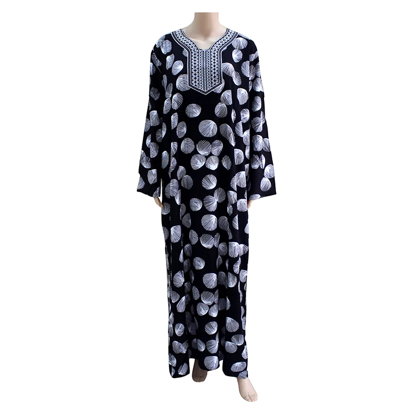 Cotton African dresses for women African clothes printing V collar Long sleeve Women's dress
Cotton African dresses for women African clothes printing V collar Long sleeve Women's dress