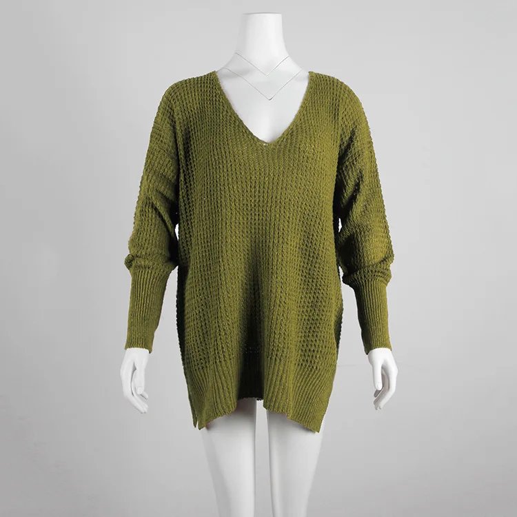 winter pullovers 2019 winter new arrive solid color V-neck Europe and the United States loose large size sweater women 66618
winter pullovers 2019 winter new arrive solid color V-neck Europe and the United States loose large size sweater women 66618