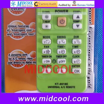 free shipping Good quality KT-9018e air conditioner remote control 
free shipping Good quality KT-9018e air conditioner remote control