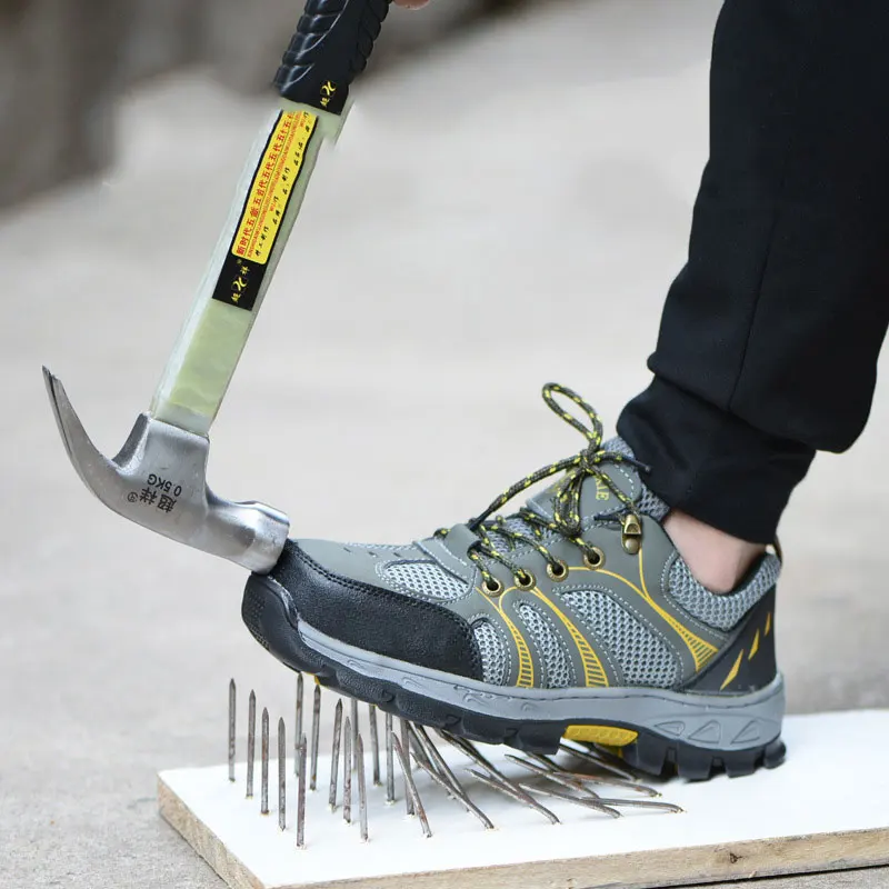 Work Safety Shoes for Men Steel Toe Work Shoes Sneakers Summer Breathable Steel Toe Shoes Work Boots Men Steel Cap Work Shoes
Work Safety Shoes for Men Steel Toe Work Shoes Sneakers Summer Breathable Steel Toe Shoes Work Boots Men Steel Cap Work Shoes
