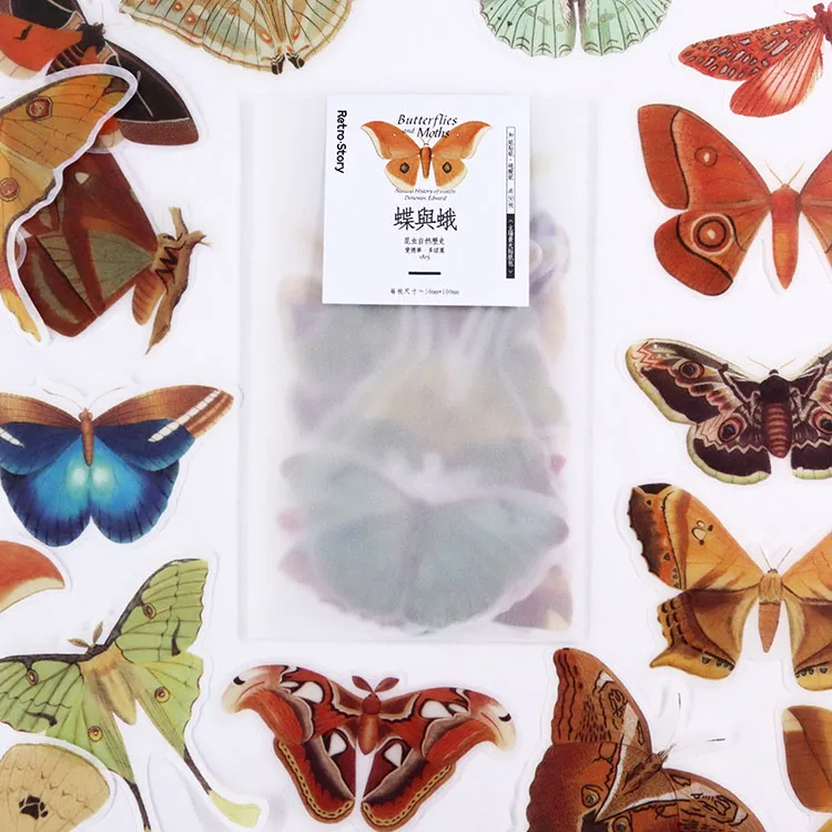 50 Pcs/lot Vintage Butterfly paper sticker decoration stickers DIY ablum diary scrapbooking label sticker kawaii stationery
50 Pcs/lot Vintage Butterfly paper sticker decoration stickers DIY ablum diary scrapbooking label sticker kawaii stationery