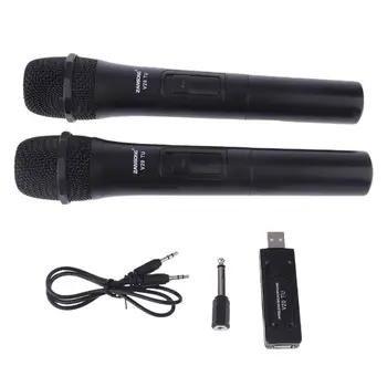 UHF USB 3.5mm 6.35mm Wireless Microphone Megaphone Handheld Mic with Receiver for Karaoke Speech Loudspeaker
UHF USB 3.5mm 6.35mm Wireless Microphone Megaphone Handheld Mic with Receiver for Karaoke Speech Loudspeaker