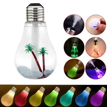 USB Charged Humidifier Ultrasonic 7 Color Changing LED Lamps 400ml Mini Humidifiers Desktop Night Lights 
USB Charged Humidifier Ultrasonic 7 Color Changing LED Lamps 400ml Mini Humidifiers Desktop Night Lights