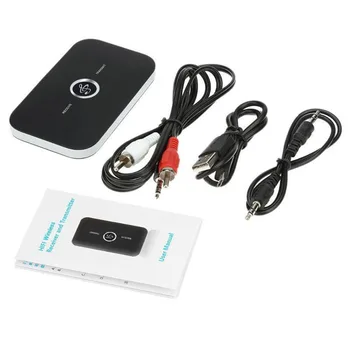 B6 Wireless Bluetooth Transmitter And Receiver A2DP Stereo Audio Music Adapter 3.5mm Jack Input Output For Speaker Headphone
B6 Wireless Bluetooth Transmitter And Receiver A2DP Stereo Audio Music Adapter 3.5mm Jack Input Output For Speaker Headphone