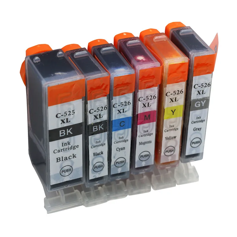 PGI-525 CLI-526 Ink Cartridge Compatible For Canon PIXMA MG5150 MG5250 MG5350 MG6150 MG6250 IP4850 IP4950 MX715 Printers Ink
PGI-525 CLI-526 Ink Cartridge Compatible For Canon PIXMA MG5150 MG5250 MG5350 MG6150 MG6250 IP4850 IP4950 MX715 Printers Ink