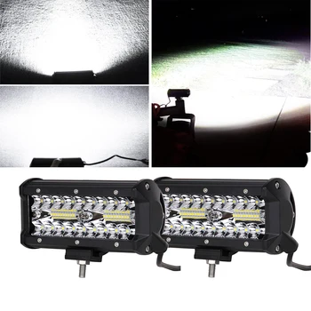 ECAHAYAKU 7 inch LED Work Light 120W Led Bar 12V 3Row Combo Beam Offroad Light Bar Auto Driving Lamp for ATV Boat Jeep SUV Truck
ECAHAYAKU 7 inch LED Work Light 120W Led Bar 12V 3Row Combo Beam Offroad Light Bar Auto Driving Lamp for ATV Boat Jeep SUV Truck