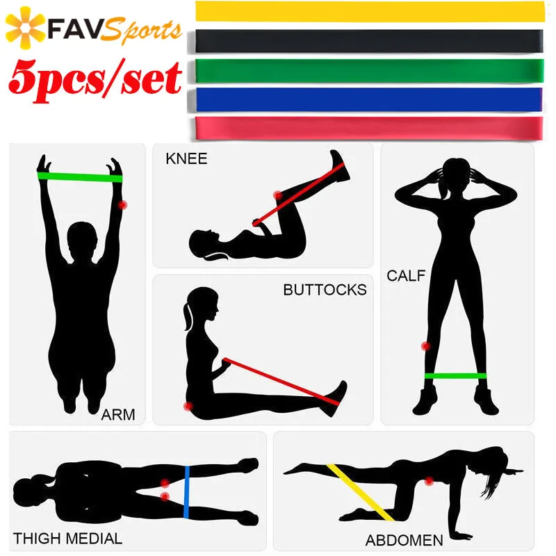 5Pcs/Lot Yoga Gym Stretch Training Rubber Bands Elastic Resistance Yoga Strap Pull Up Band Loop Fitness Equipment Expander
5Pcs/Lot Yoga Gym Stretch Training Rubber Bands Elastic Resistance Yoga Strap Pull Up Band Loop Fitness Equipment Expander