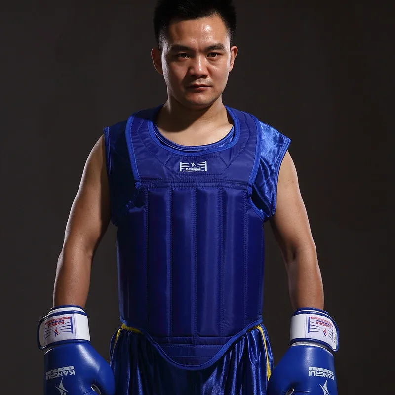 High quality Red Blue color MMA chest guard kick boxing fighting muay Thai Boxing back support taekwondo chest protector vest
High quality Red Blue color MMA chest guard kick boxing fighting muay Thai Boxing back support taekwondo chest protector vest