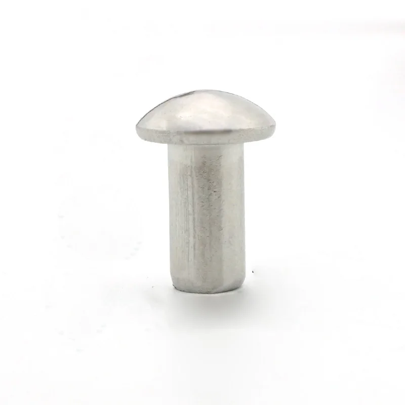 

30pcs M4 stainless steel semicircular head rivet solid rivet household solids round cap decoration bolts 4mm-14mm length