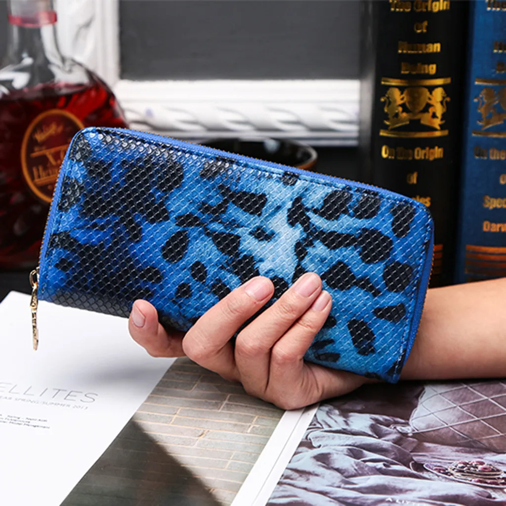 Women Wallets Wristband Women Long Clutch Large Capacity Wallets Leather Leopard Print Wallet Coin Purse Card Holders Handbag
Women Wallets Wristband Women Long Clutch Large Capacity Wallets Leather Leopard Print Wallet Coin Purse Card Holders Handbag