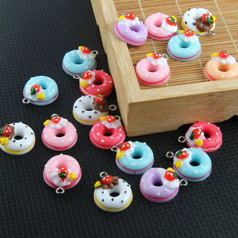 New Jewelry Findings& Components for Pendant 10pcs 21*17mm Charm Findings Resin Doughnut/Bread/Cake Jewelry 10X Color Mixed
New Jewelry Findings& Components for Pendant 10pcs 21*17mm Charm Findings Resin Doughnut/Bread/Cake Jewelry 10X Color Mixed