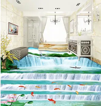 waterproof floor Landscape Waterfall 3D Floor 3d floor painting wallpaper pvc wallpaper 3d Home Decoration
waterproof floor Landscape Waterfall 3D Floor 3d floor painting wallpaper pvc wallpaper 3d Home Decoration