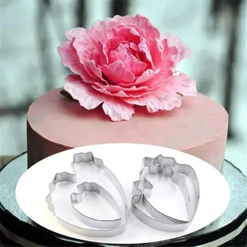 4Pcs/set Peony Flower Cookie Cutter Set 3D Sugarcraft Fondant Cake Pastry Biscuit Baking Mold DIY Cake Decorating Tools New
4Pcs/set Peony Flower Cookie Cutter Set 3D Sugarcraft Fondant Cake Pastry Biscuit Baking Mold DIY Cake Decorating Tools New