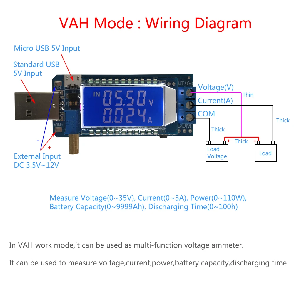 DC-DC 5V to 3.5V/ 9V/12V LCD USB Step UP / Down Power Supply Module Adjustable Boost Buck Converter Out DC 1.2V-24V
DC-DC 5V to 3.5V/ 9V/12V LCD USB Step UP / Down Power Supply Module Adjustable Boost Buck Converter Out DC 1.2V-24V