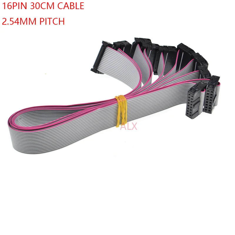 5PCS FC-16p 30CM 2.54MM pitch JTAG AVR ISP DOWNLOAD CABLE 16P WIRE 16PIN Gray Flat Ribbon Data Cable FOR DC3 IDC BOX HEADER
5PCS FC-16p 30CM 2.54MM pitch JTAG AVR ISP DOWNLOAD CABLE 16P WIRE 16PIN Gray Flat Ribbon Data Cable FOR DC3 IDC BOX HEADER