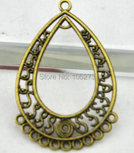 New Arriver DIY Accessory Jewelry Making - 28X43MM Antique Bronze Filigree Water Drop Connector Charm Pendant For Earrings
New Arriver DIY Accessory Jewelry Making - 28X43MM Antique Bronze Filigree Water Drop Connector Charm Pendant For Earrings