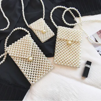 2019 New Brand Hand-woven Pearl Bags Lady Beaded Shoulder Bag Women Party Vintage Handbag Ins Small Flap Bag Mini Cross body Bag
2019 New Brand Hand-woven Pearl Bags Lady Beaded Shoulder Bag Women Party Vintage Handbag Ins Small Flap Bag Mini Cross body Bag