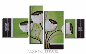 Hand-painted Green Camellia Flower Oil Painting on Canvas 4 Piece Modern Set Home Wall Art For Living Room Abstract Decor Sale
Hand-painted Green Camellia Flower Oil Painting on Canvas 4 Piece Modern Set Home Wall Art For Living Room Abstract Decor Sale
