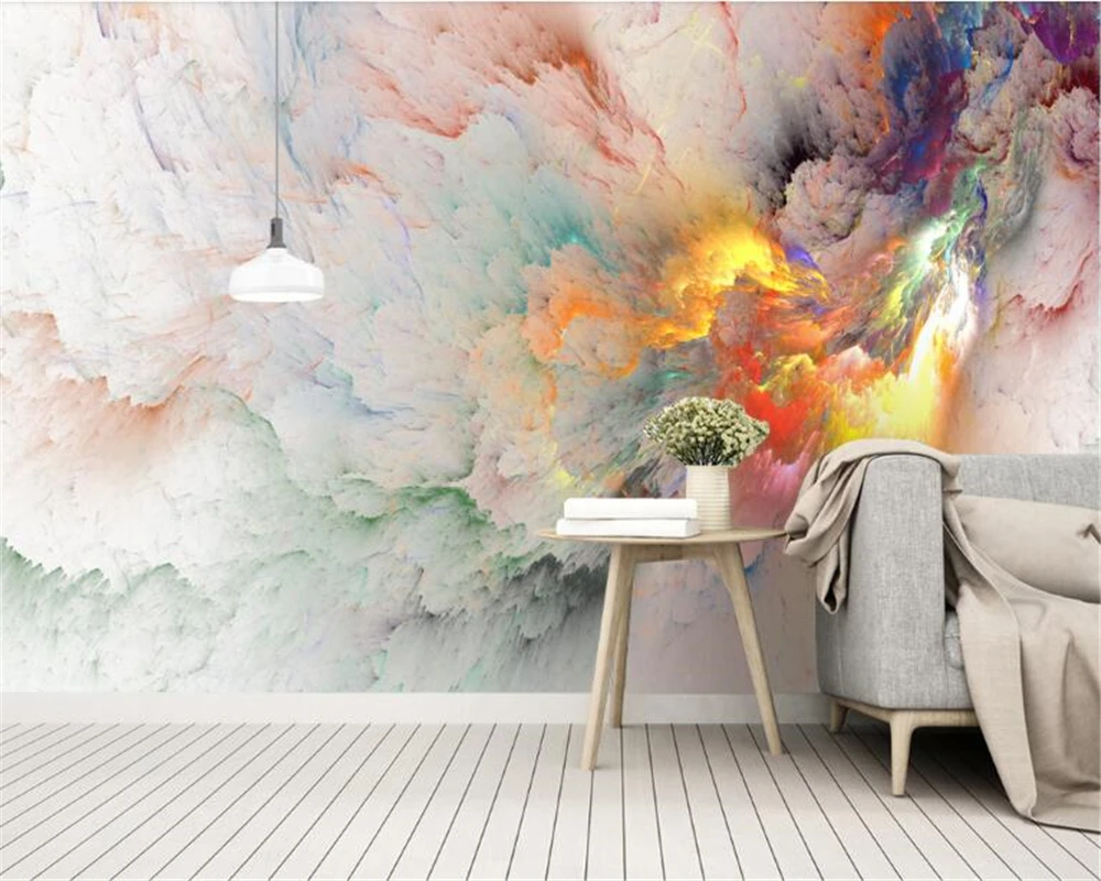 beibehang Custom super silky papel de parede wallpaper modern minimalist Nordic abstract colorful cloud mural TV background wall
beibehang Custom super silky papel de parede wallpaper modern minimalist Nordic abstract colorful cloud mural TV background wall