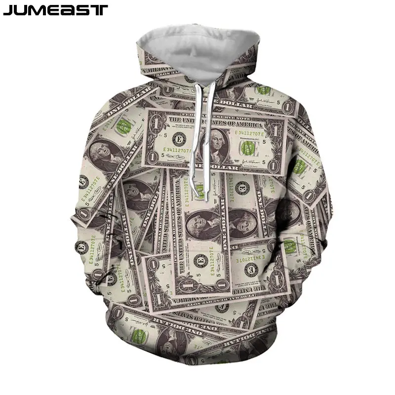 Jumeast Brand New Arrival Men/Women 3D printed Hoodies US Dollar Pullovers Fashion Jacket Casual Money Tops Tee Sweatshirt
Jumeast Brand New Arrival Men/Women 3D printed Hoodies US Dollar Pullovers Fashion Jacket Casual Money Tops Tee Sweatshirt
