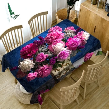 Creative 3d Tablecloth Colorful Flower Dustproof Washable Thicken Cotton Cloth Rectangular Banquet Dining tableCloth for Wedding
Creative 3d Tablecloth Colorful Flower Dustproof Washable Thicken Cotton Cloth Rectangular Banquet Dining tableCloth for Wedding