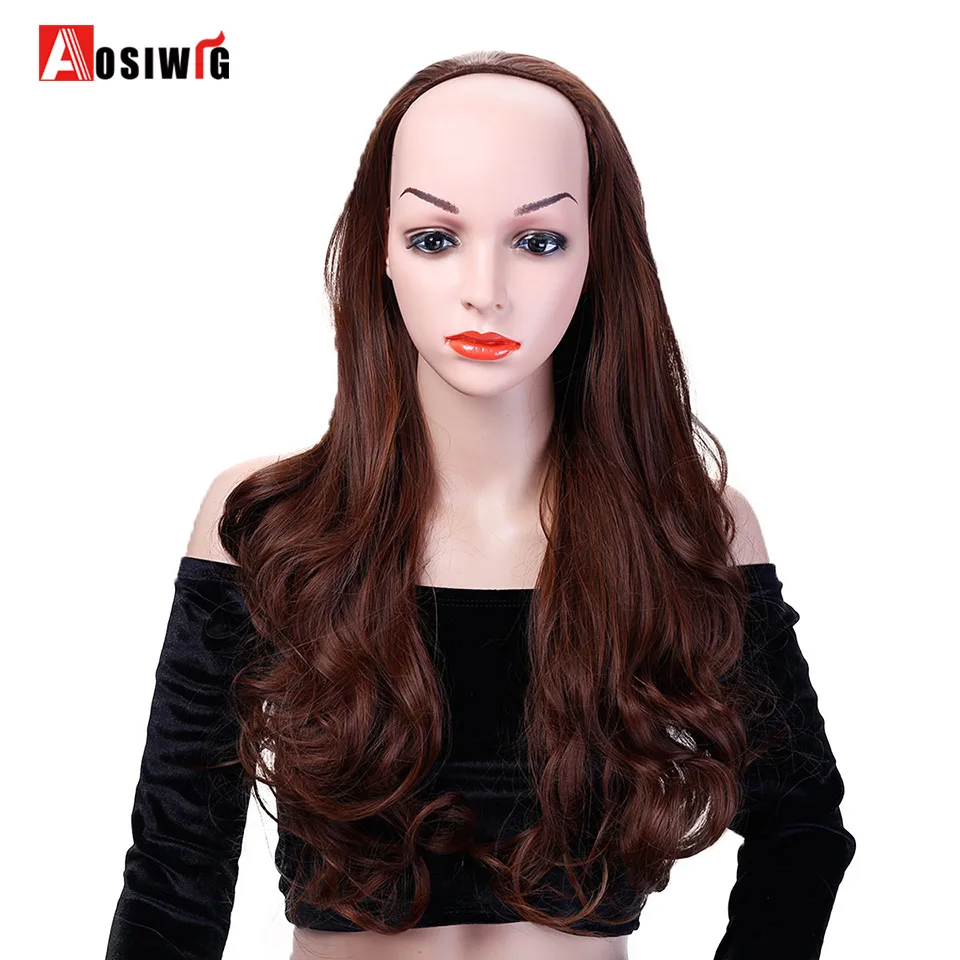 AOSIWIG 3 Colors Half Head Sets Wig Long Curly Wig High Temperature Fiber Synthetic Hair Costume Halloween Party Cosplay Wig
AOSIWIG 3 Colors Half Head Sets Wig Long Curly Wig High Temperature Fiber Synthetic Hair Costume Halloween Party Cosplay Wig