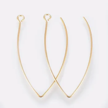 PandaHall 10pcs 304 Stainless Steel Metal Earrings Jewelry Findings Accessories DIY Earring Hooks 41x22x0.8mm
PandaHall 10pcs 304 Stainless Steel Metal Earrings Jewelry Findings Accessories DIY Earring Hooks 41x22x0.8mm