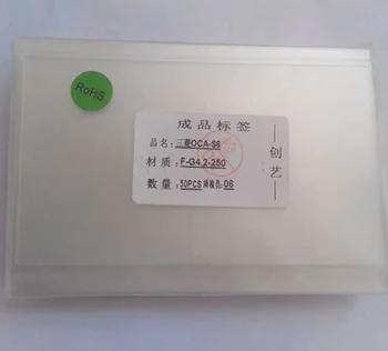 250um OCA Optical Clear Adhesive Glue Film For Samsung Galaxy S6 Double Side Sticker LCD Repair Screen Laminator Machine
250um OCA Optical Clear Adhesive Glue Film For Samsung Galaxy S6 Double Side Sticker LCD Repair Screen Laminator Machine