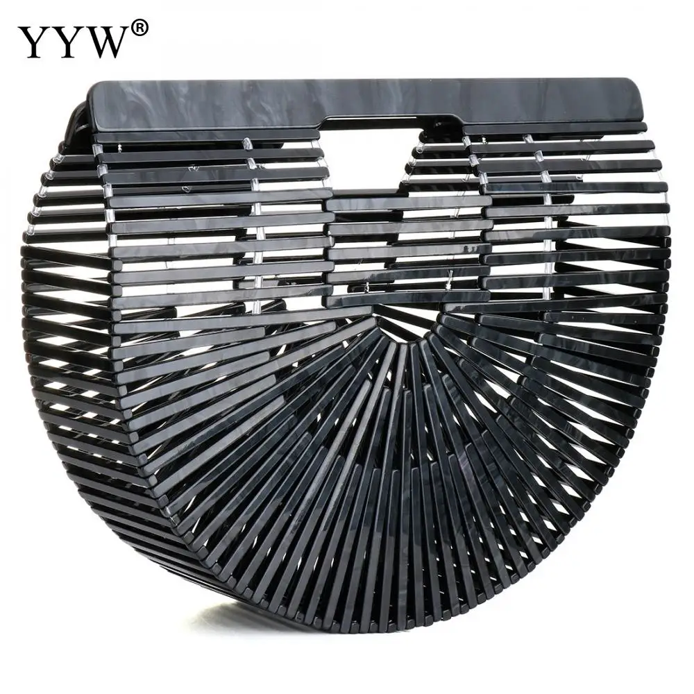 Women Clutch Bag 2018 Handmade Acrylic Beach Bag Summer Lady Purse Half Round Tote Bags Handbag Hollow Party Bag Female White
Women Clutch Bag 2018 Handmade Acrylic Beach Bag Summer Lady Purse Half Round Tote Bags Handbag Hollow Party Bag Female White
