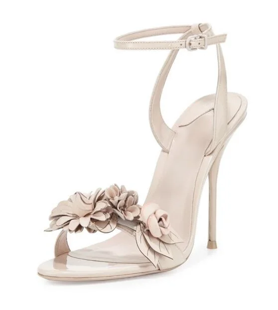 New Arrivals Gold Flower Decor Women Sandals Cut-out Ankle Strap Gladiator Sandals Women Peep Toe High Heel Ladies Dress Shoes
New Arrivals Gold Flower Decor Women Sandals Cut-out Ankle Strap Gladiator Sandals Women Peep Toe High Heel Ladies Dress Shoes