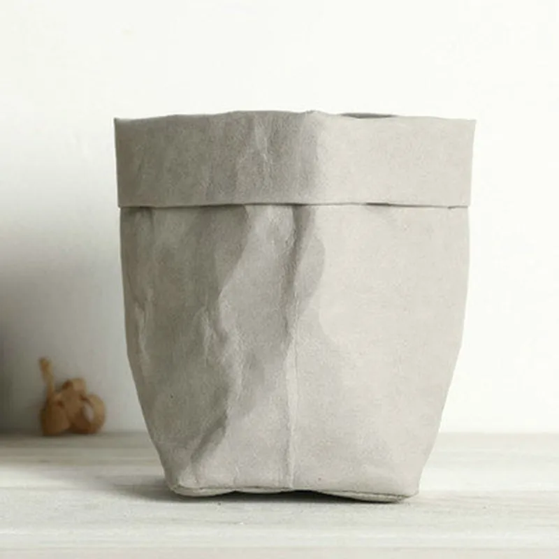 Washable Kraft Paper Bag Plant Flowers Pots Multifunction Home Wear-resistant Storage Bags Reuse Environmentally Friendly Bag
Washable Kraft Paper Bag Plant Flowers Pots Multifunction Home Wear-resistant Storage Bags Reuse Environmentally Friendly Bag