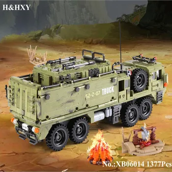 H&HXY IN STOCK XB06014 1377Pcs Military Series The Scorpion Heavy Truck Set Building Blocks Bricks DIY Toys for Children Gifts
H&HXY IN STOCK XB06014 1377Pcs Military Series The Scorpion Heavy Truck Set Building Blocks Bricks DIY Toys for Children Gifts
