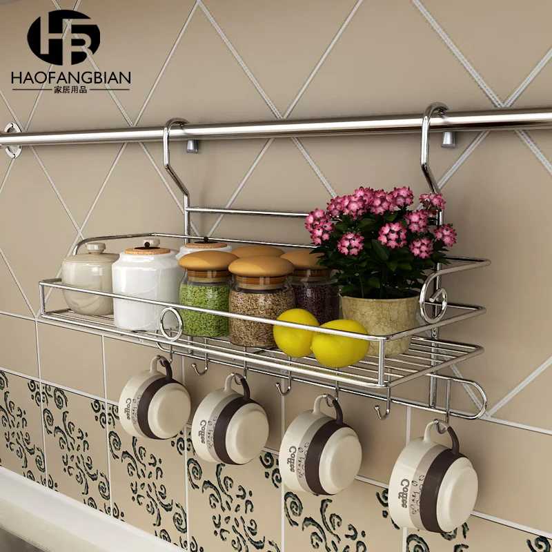 304 stainless steel seasoning rack multifunctional wall shelf kitchen seasoning rack shelf spices storage
304 stainless steel seasoning rack multifunctional wall shelf kitchen seasoning rack shelf spices storage